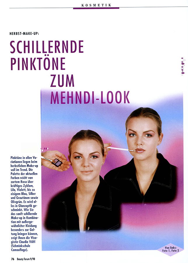Herbst Make-up, Mehndi-Look -S1